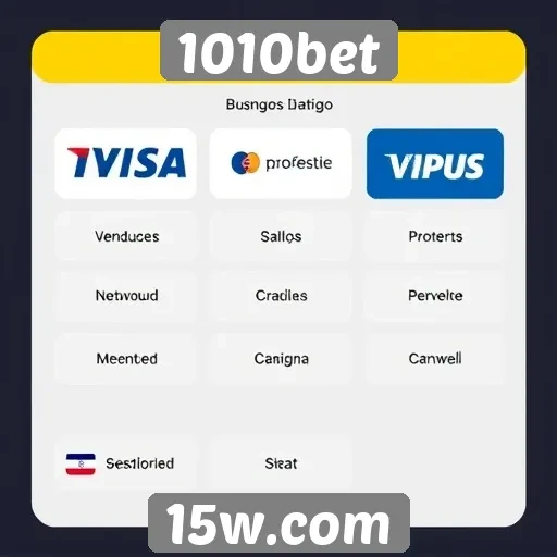 Exploração dos métodos de pagamento no 1010bet